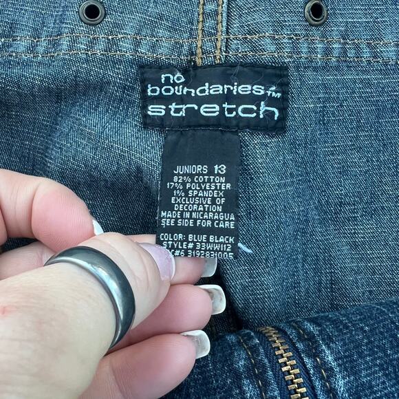 Y2K Low Rise Wide Belt Flare Leg Bareback Jeans - Picture 5 of 5